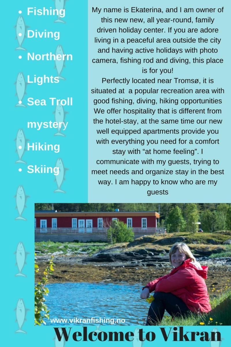 Vikran Vacation: Sea Fishing And Northern Lights Oda fotoğraf